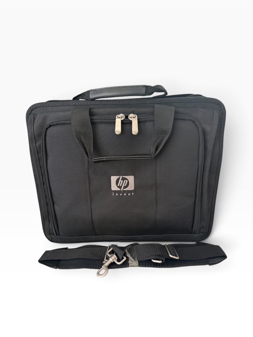 HP Invent Laptop Computer Briefcase Bag Detachable Strap multiple Compartments
